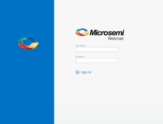 webmail.microsemi.com screenshot