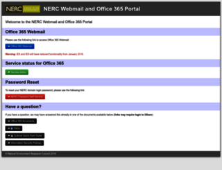 webmail.nerc.ac.uk screenshot