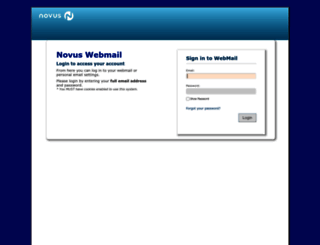 webmail.novuscom.net screenshot