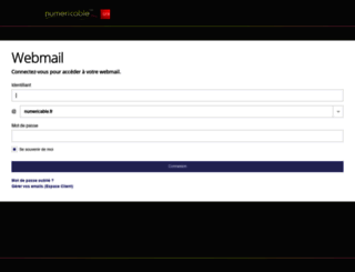 webmail.numericable.fr screenshot