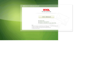 webmail.oocl.com screenshot