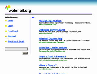 webmail.org screenshot