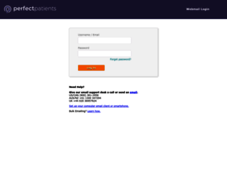 webmail.perfectpatients.com screenshot