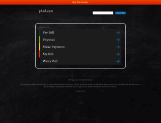 webmail.phed.com screenshot