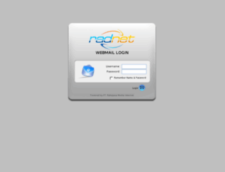 webmail.rad.net.id screenshot
