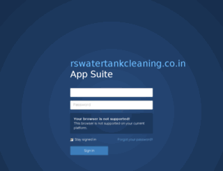 webmail.rswatertankcleaning.co.in screenshot