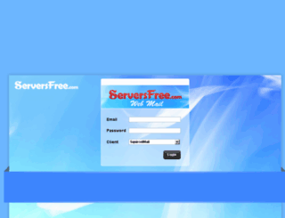 webmail.serversfree.com screenshot