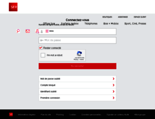 webmail.sfr.fr screenshot