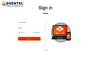 webmail.shentel.net screenshot