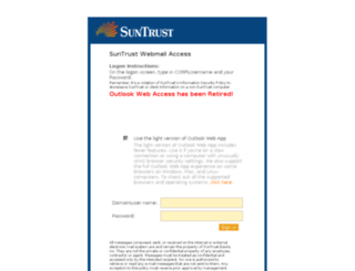webmail.suntrust.com screenshot