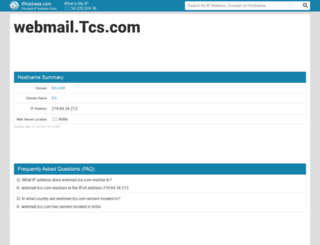 webmail.tcs.com.ipaddress.com screenshot