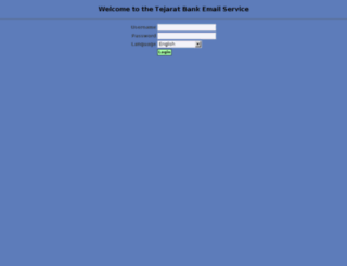 webmail.tejaratbank.ir screenshot