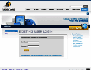 webmail.terra.net.lb screenshot
