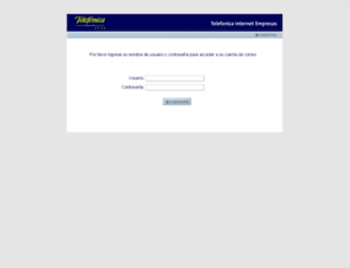 webmail.tie.cl screenshot