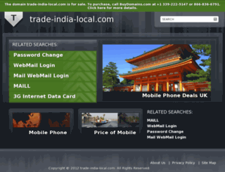 webmail.trade-india-local.com screenshot