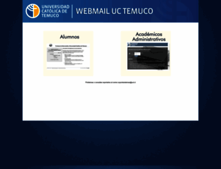 webmail.uct.cl screenshot