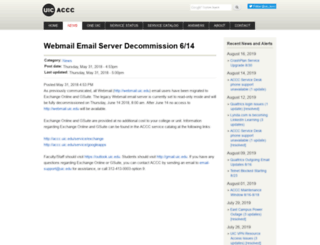webmail.uic.edu screenshot