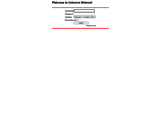 webmail.uniserve.com screenshot