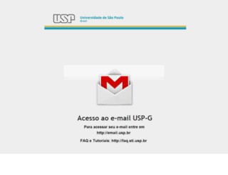 webmail.usp.br screenshot