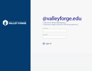 webmail.valleyforge.edu screenshot