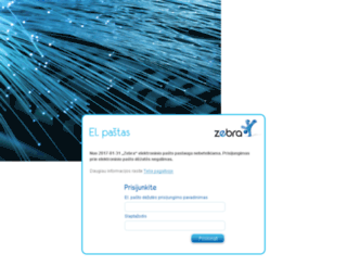 webmail.zebra.lt screenshot