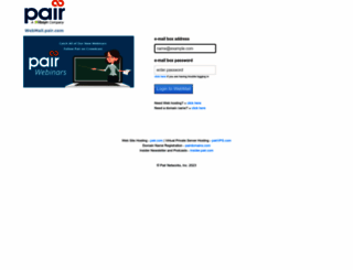 webmail1.pair.com screenshot