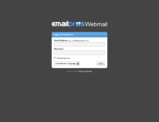 webmail2.emailpros.com screenshot
