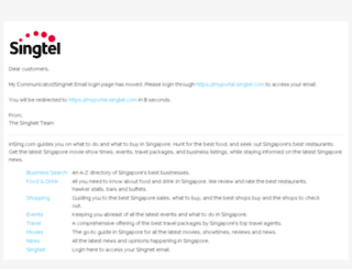 webmail3.singnet.com.sg screenshot
