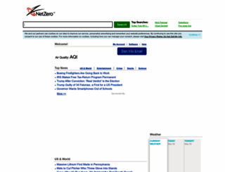 webmailb.netzero.net screenshot