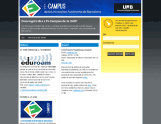 webmailcampus.uab.es screenshot