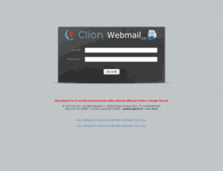 webmaildomini.clion.it screenshot