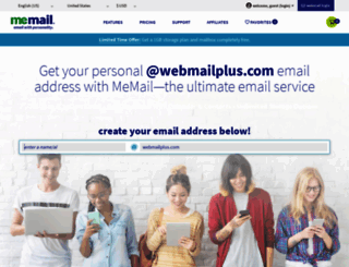 webmailplus.com screenshot