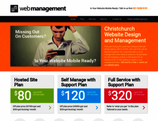 webmanagement.co.nz screenshot