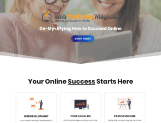 webmarketingmagician.com screenshot