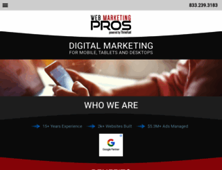 webmarketingpros.com screenshot