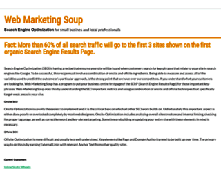 webmarketingsoup.com screenshot