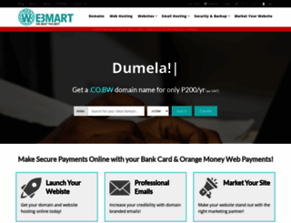 webmart.co.bw screenshot