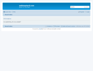 webmastard.com screenshot