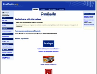webmaster.cestfacile.org screenshot