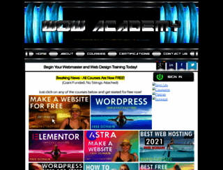 webmastercertification.com screenshot