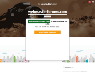 webmasterforumu.com screenshot