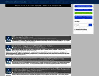webmasters.bookmarking.site screenshot
