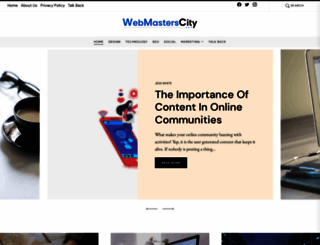 webmasterscity.com screenshot