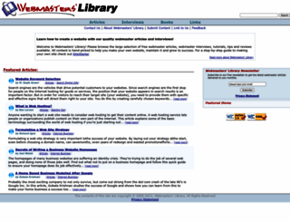 webmasterslibrary.com screenshot