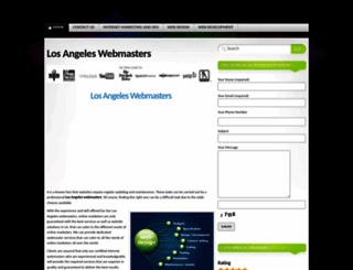 webmasterslosangeles.com screenshot