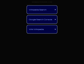webmasterswiki.com screenshot