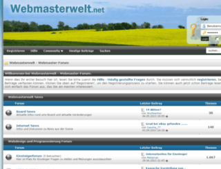 webmasterwelt.net screenshot
