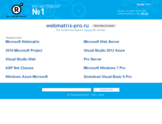 webmatrix-pro.ru screenshot