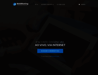webmeeting.com.br screenshot