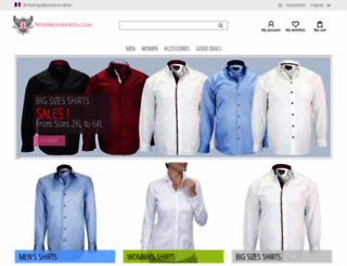 webmenshirts.com screenshot